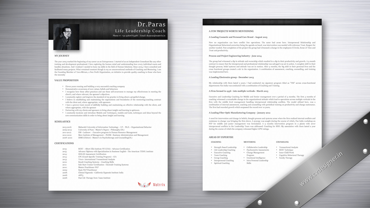 Life Leadership Goals Resume Samples